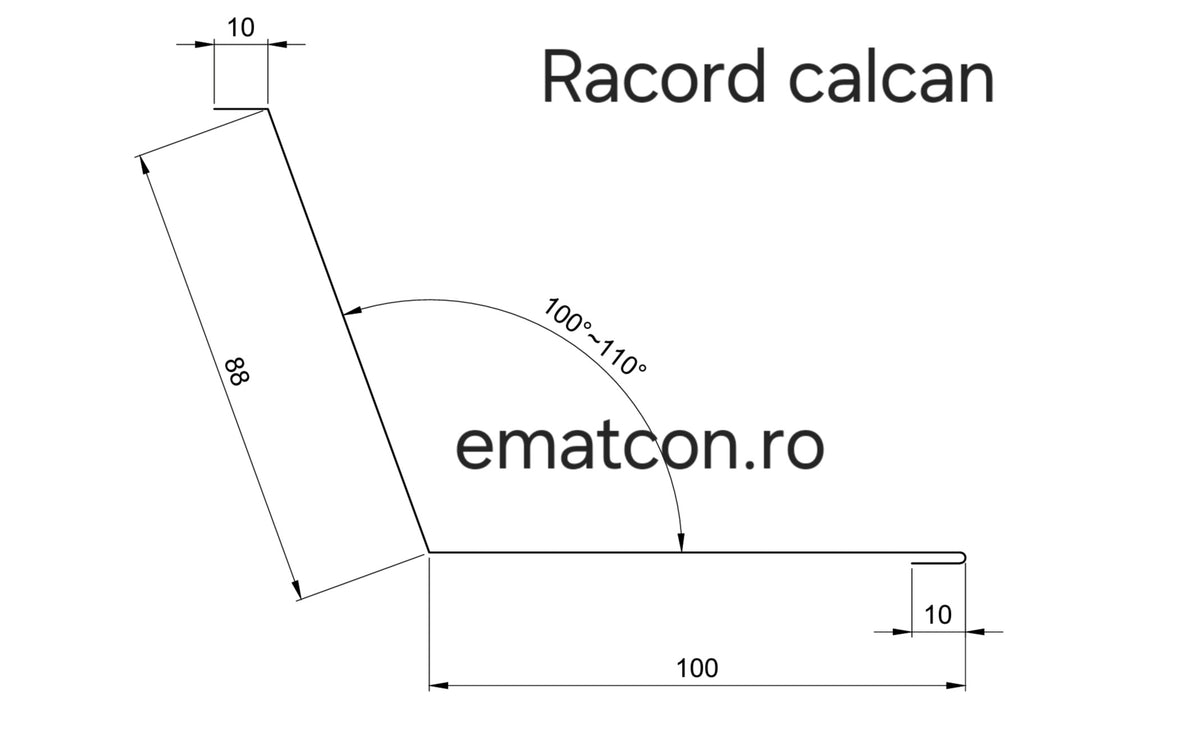 RACORD CALCAN -2m 0,40mm LUCIOS-Wetterbest