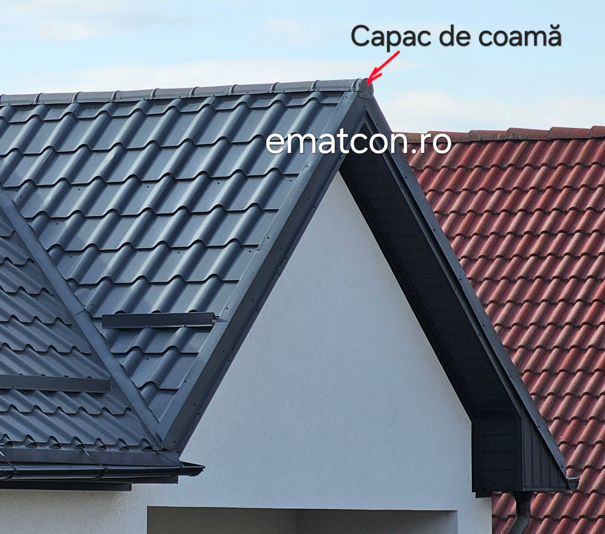CAPAC COAMĂ SEMIROTUNDĂ MICĂ 0,50mm MAT-Wetterbest