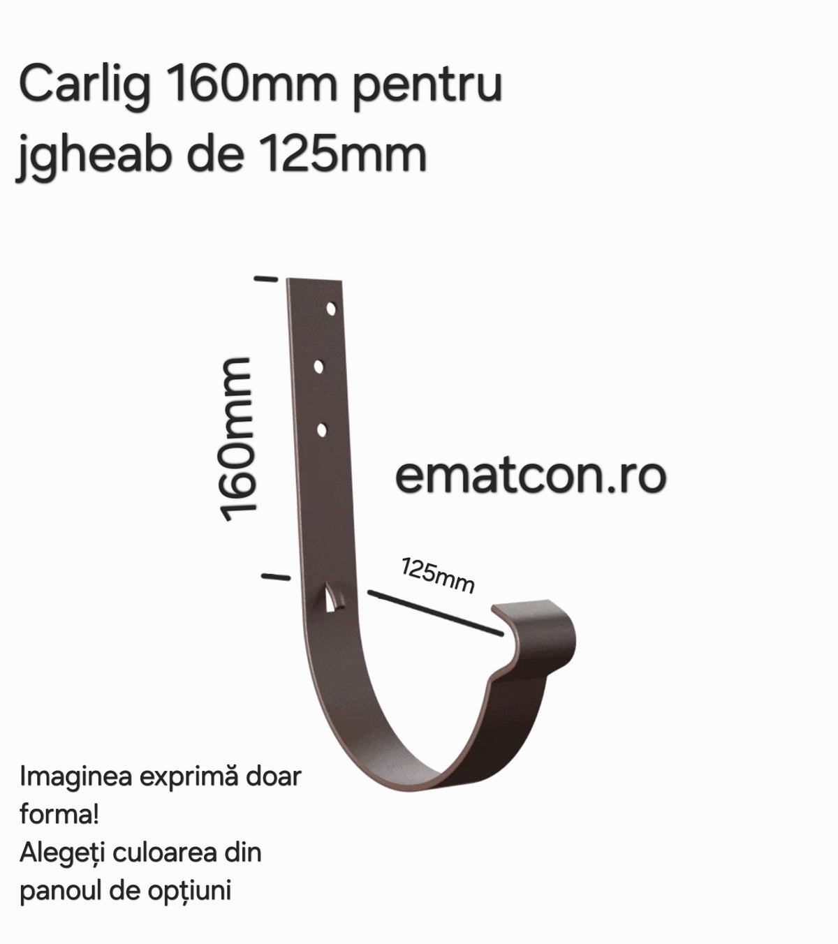 CARLIG 160mm PENTRU JGHEAB 125mm -Wetterbest