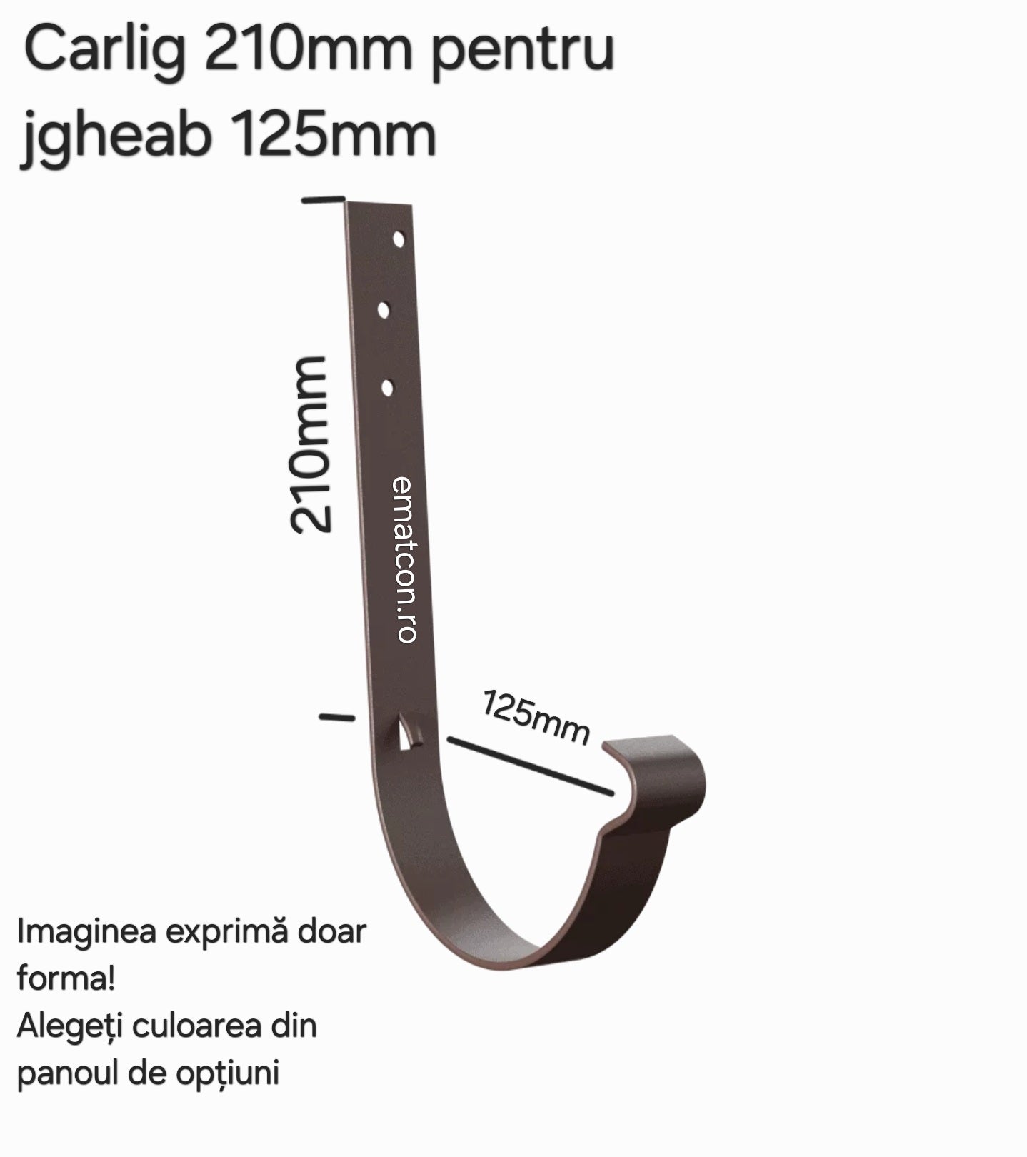 CARLIG 210mm PENTRU JGHEAB 125mm -Wetterbest