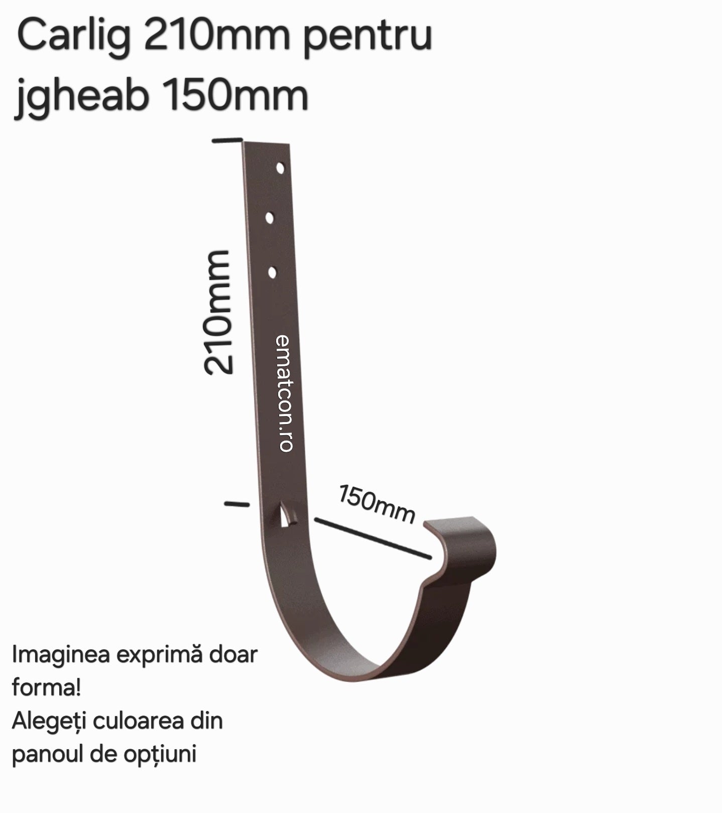 CARLIG 210mm PENTRU JGHEAB 150mm -Wetterbest
