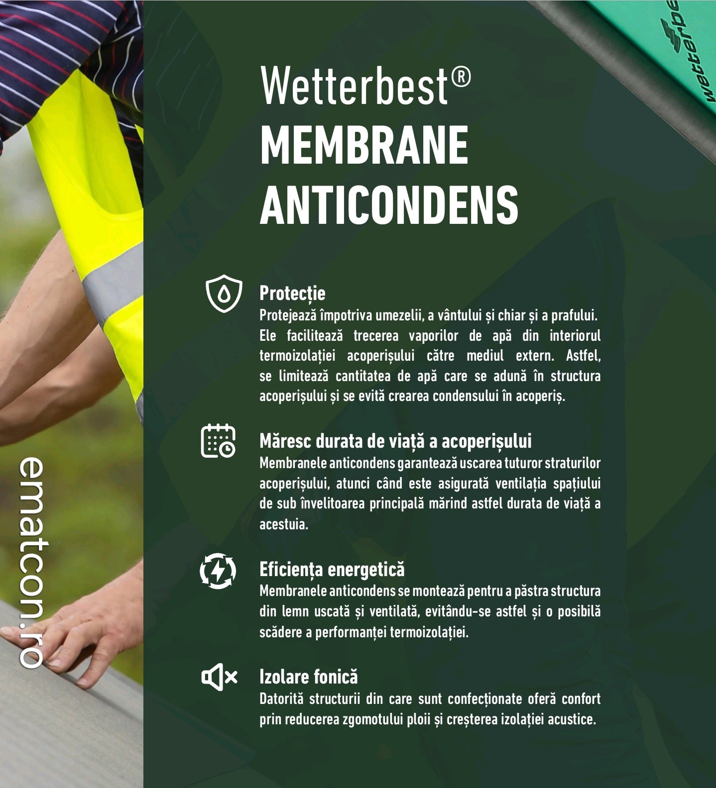 MEMBRANA DE DIFUZIE WETTERBEST-75mp