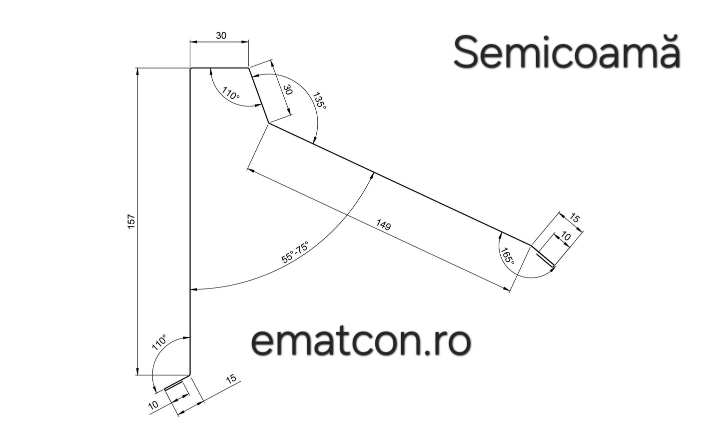 SEMICOAMA CLICK -2m 0,45mm MAT-Wetterbest