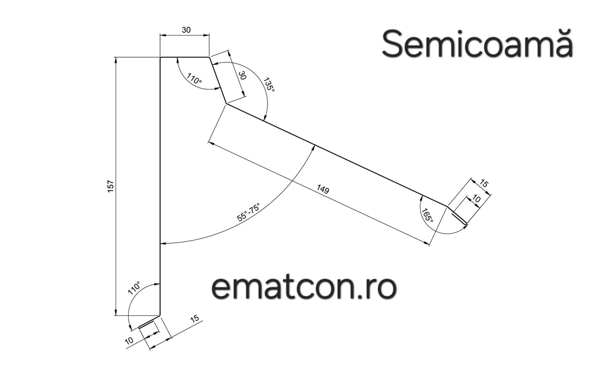 SEMICOAMĂ-2m 0,45mm LUCIOS-Wetterbest