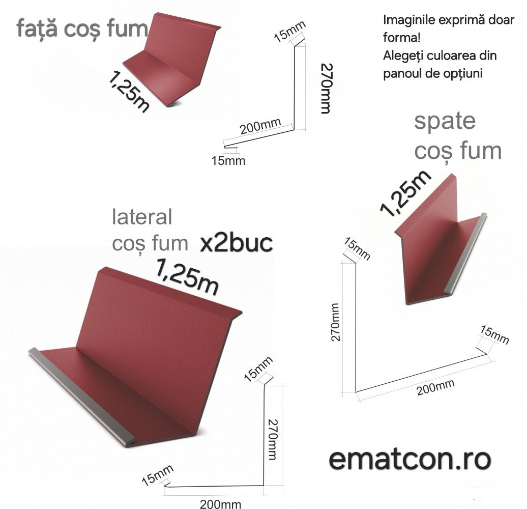 SET ETANSARE COS DE FUM-4 PIESE 0,45mm MAT-Wetterbest