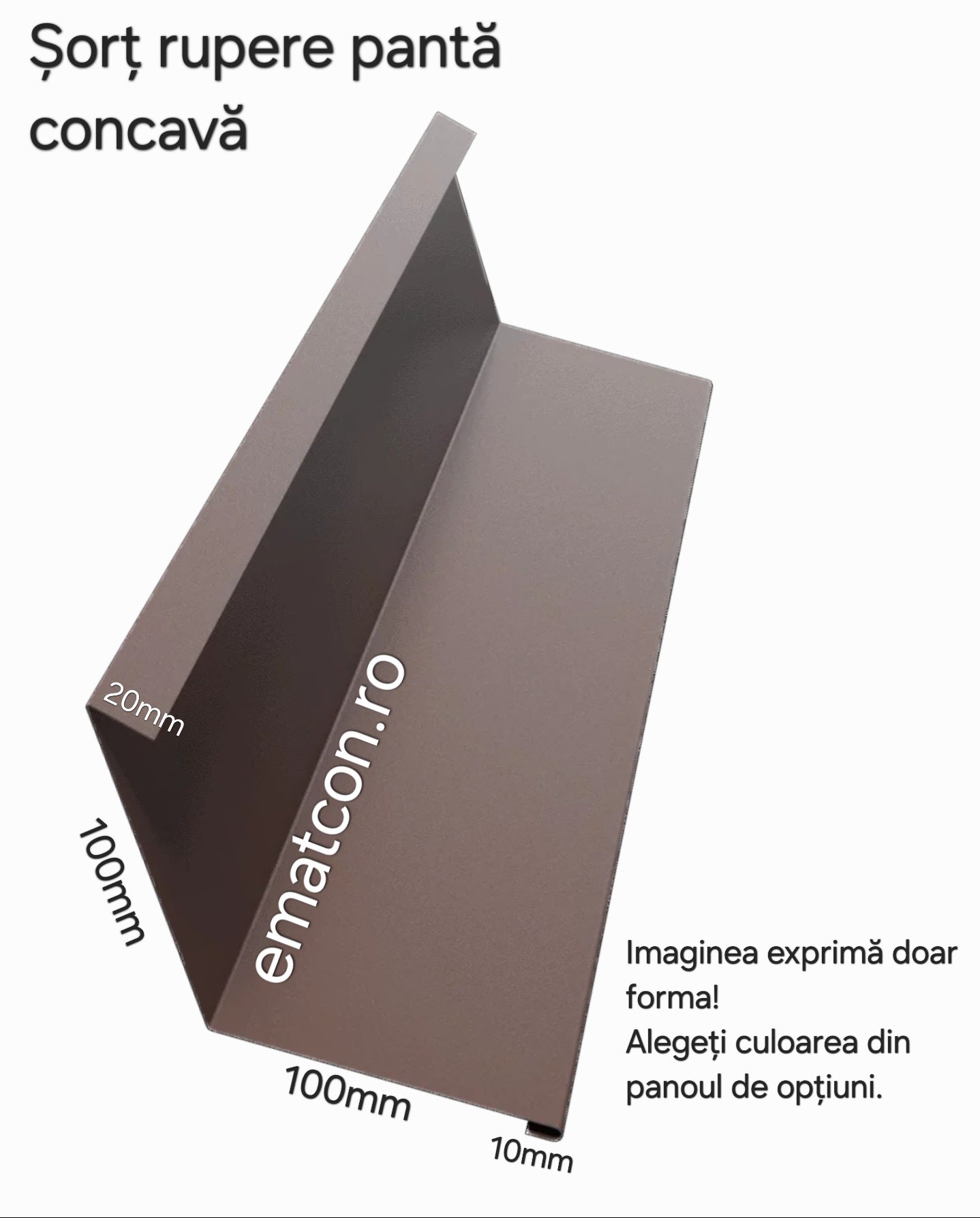 SORT RUPERE PANTA CONCAVA-2m 0,45mm MAT-Wetterbest