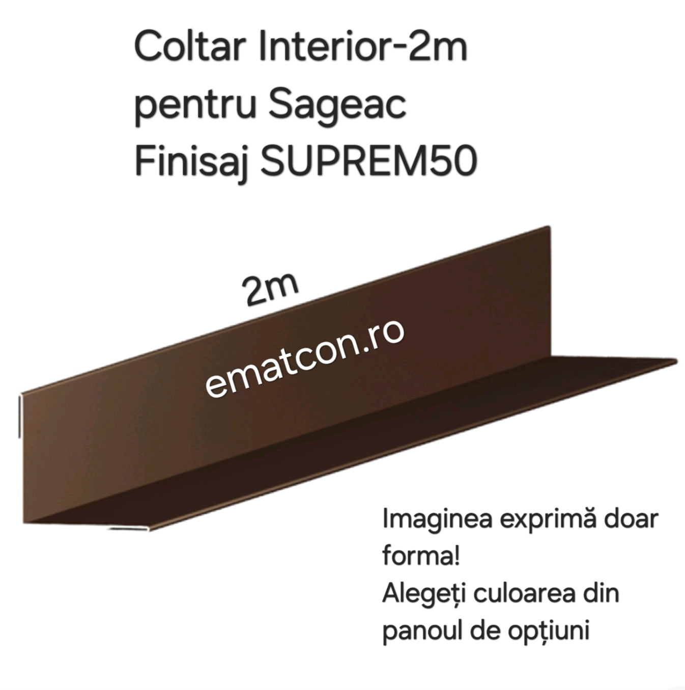 COLTAR INTERIOR SAGEAC 2m- FINISAJ SUPREM