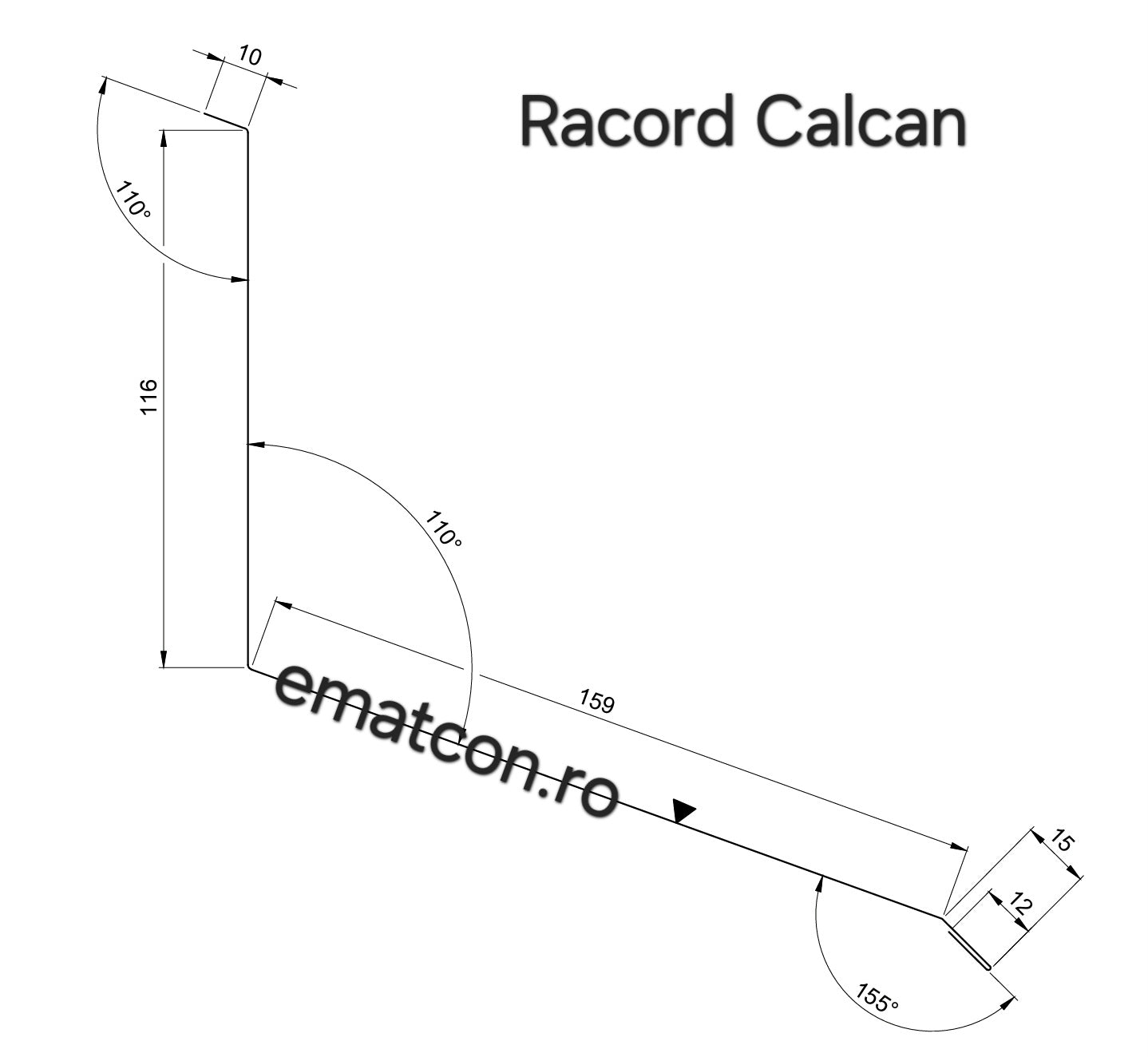 RACORD CALCAN CLICK -2m 0,50mm MAT-Wetterbest