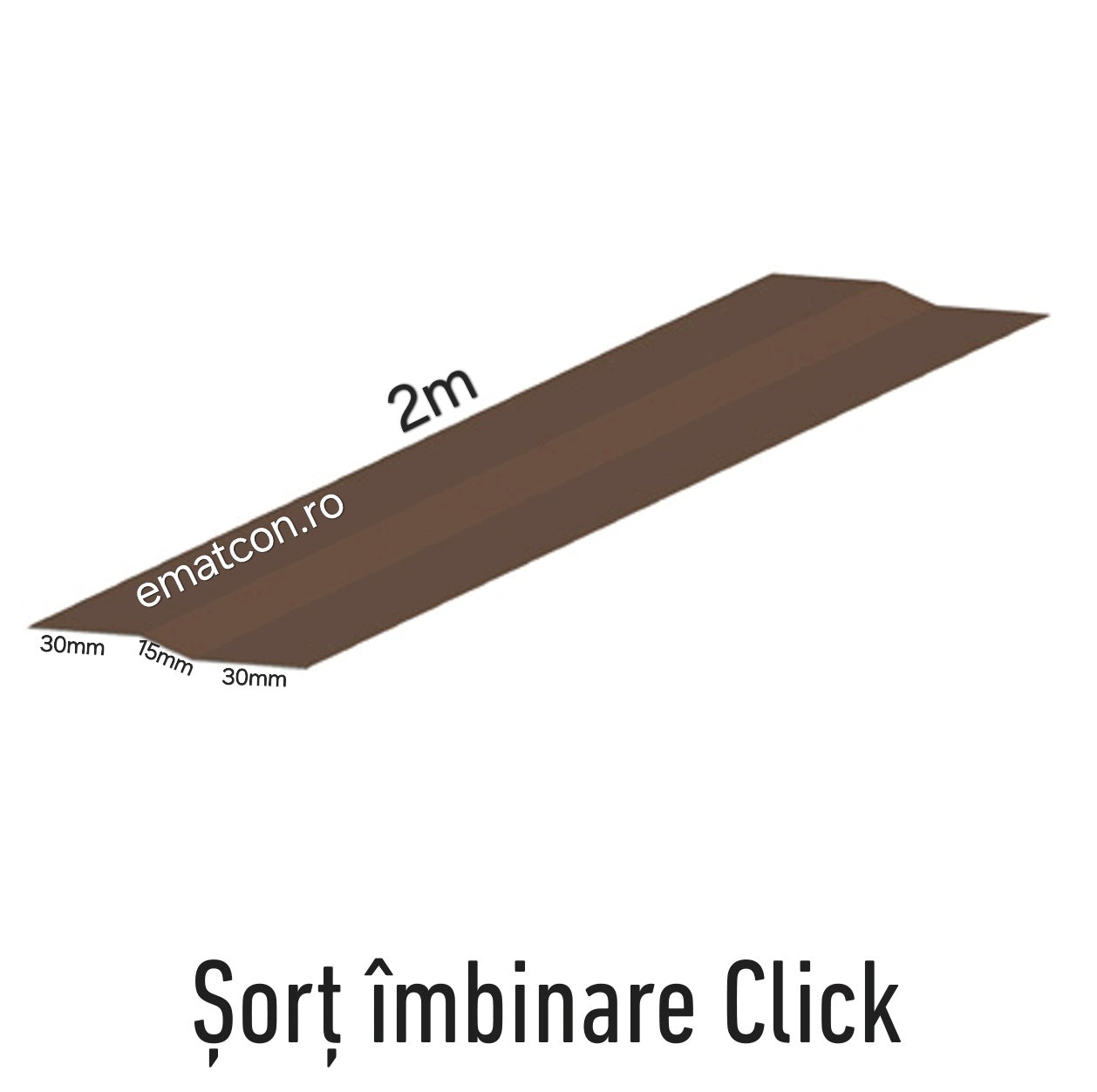 SORT IMBINARE CLICK -2m 0,45mm MAT-Wetterbest