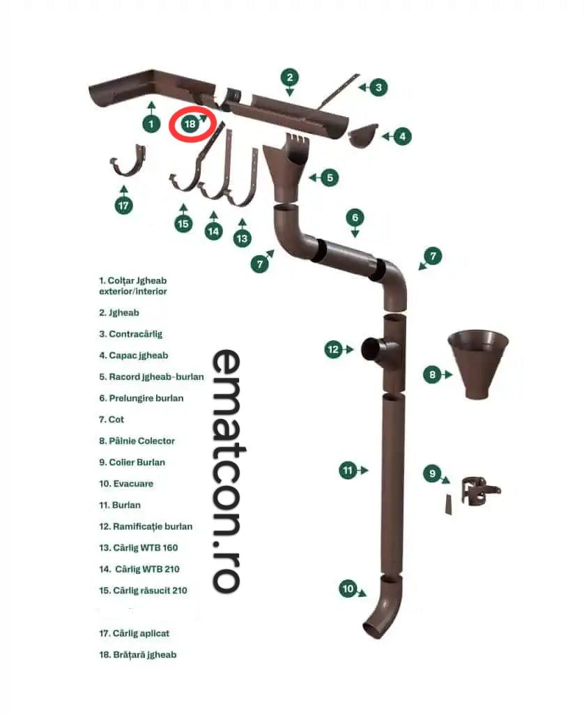 BRATARA JGHEAB 150mm -Wetterbest
