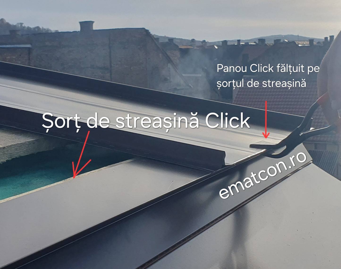 PANOU CLICK 0,50mm LUCIOS-GARANTIE 10 ANI+PROTECTIE ANTICONDENS APLICATA PE VERSO PANOULUI