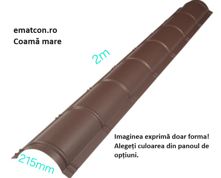 COAMA SEMIROTUNDA MARE -2m 0,40mm LUCIOS-Wetterbest