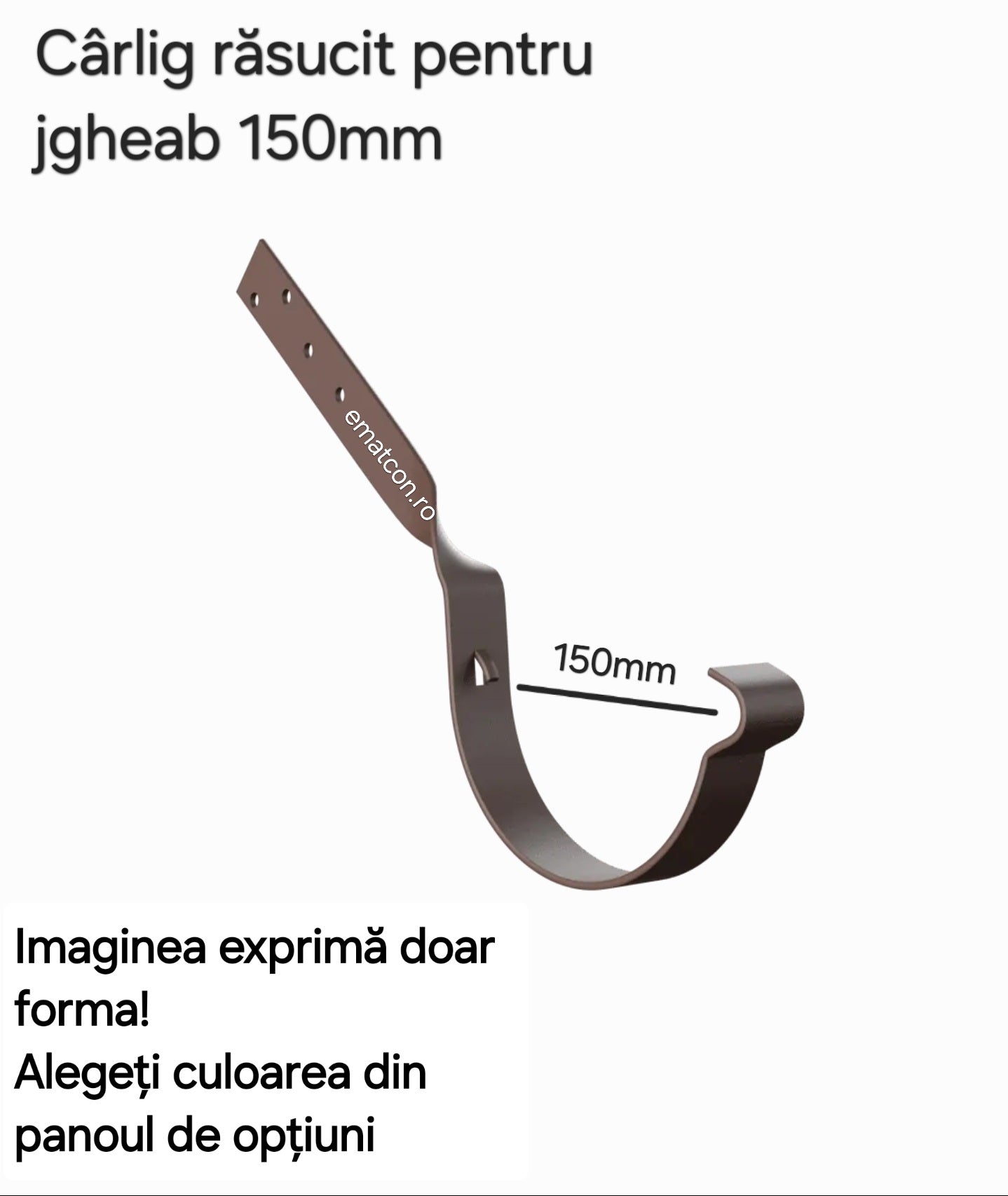 CARLIG RASUCIT 210mm PENTRU JGHEAB 150mm -Wetterbest