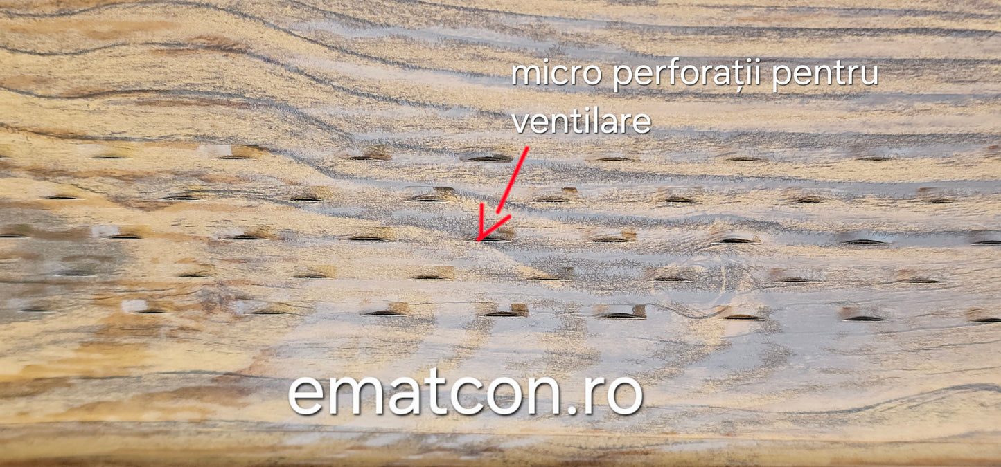 SAGEAC METALIC PERFORAT-Dimensiui standard (box 10 buc)- FINISAJ IMITATIE LEMN GARANTIE 5 ANI