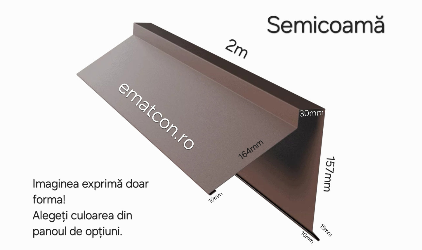 SEMICOAMA CLICK -2m 0,50mm MAT-Wetterbest