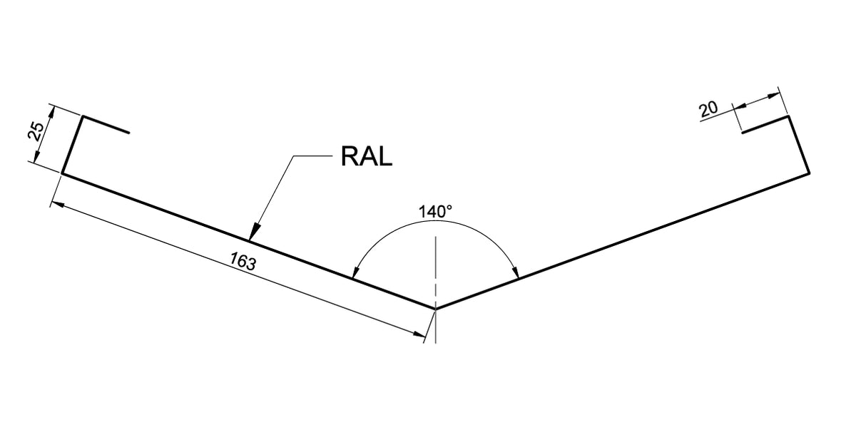 Dolie încastrată DL-2 pentru țiglă metalică modulară – Dolie îngropată -2m SuperMatt-METIGLA