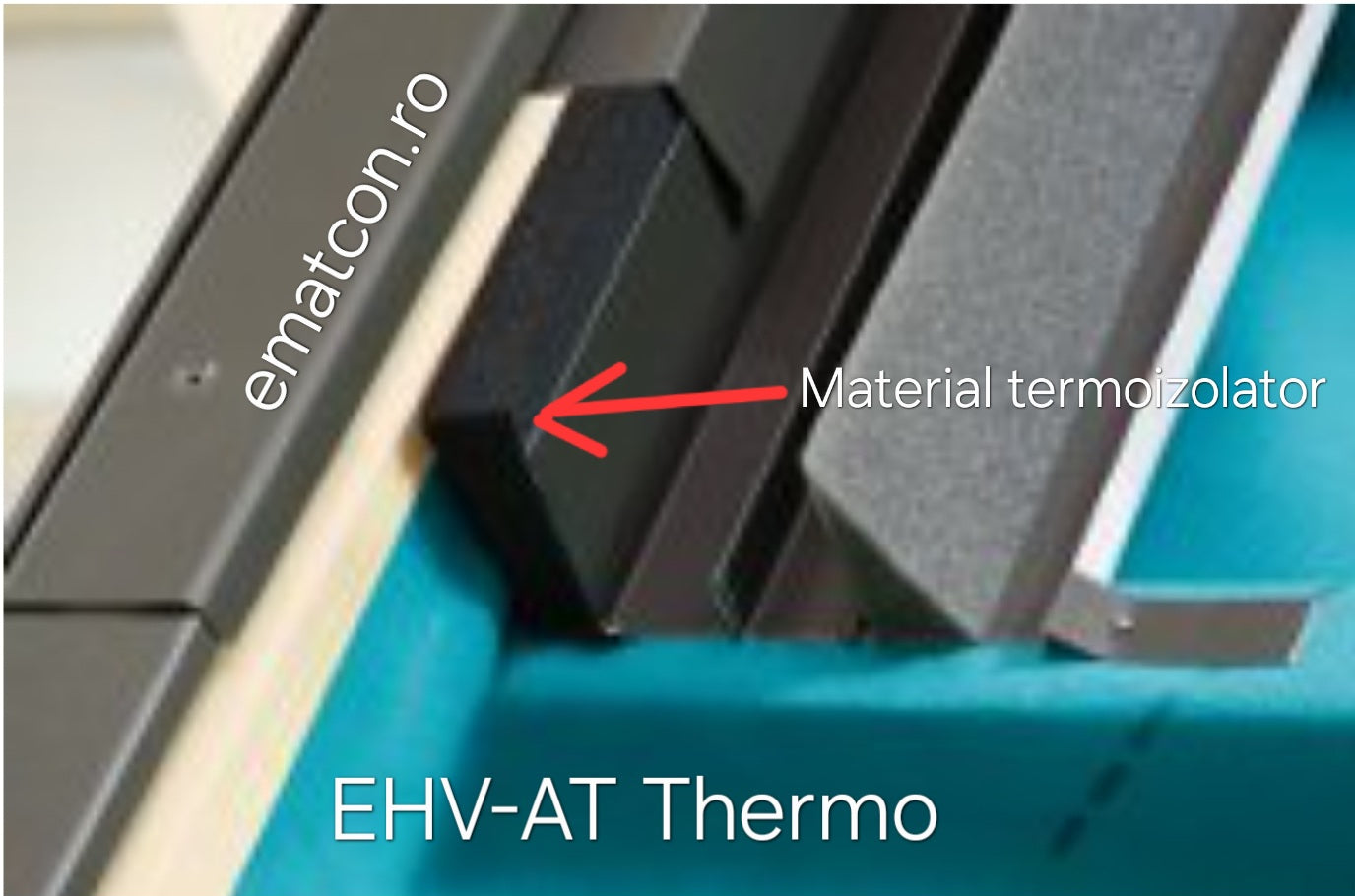 RAMA DE ETANSARE EHV-AT Thermo-pentru învelitori proeminent ondulate max 90mm