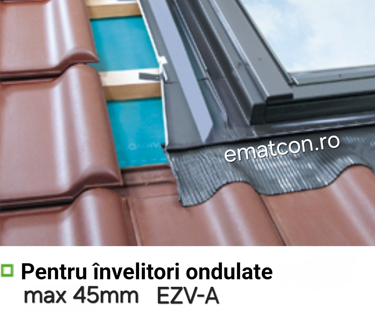 RAMA DE ETANSARE EZV-A -pentru învelitori ondulate max 45mm