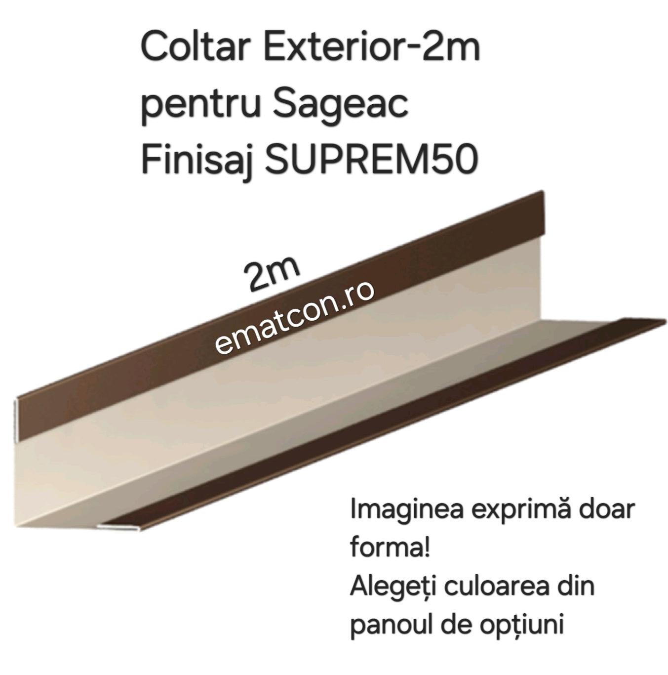 COLTAR EXTERIOR SAGEAC 2m- FINISAJ SUPREM