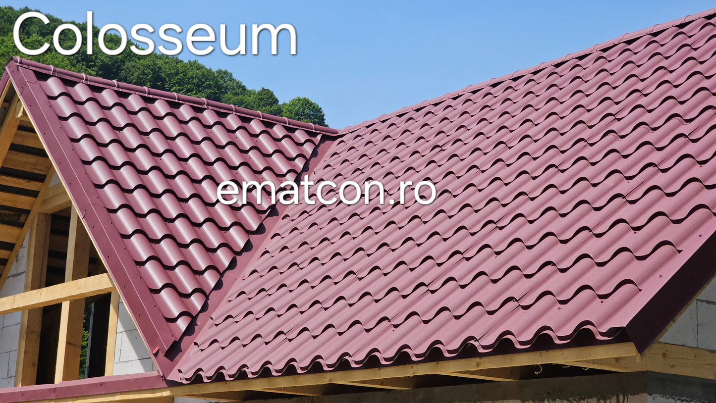 TIGLA METALICA WETTERBEST COLOSSEUM 0,45mm MAT-GARANTIE 15 ANI