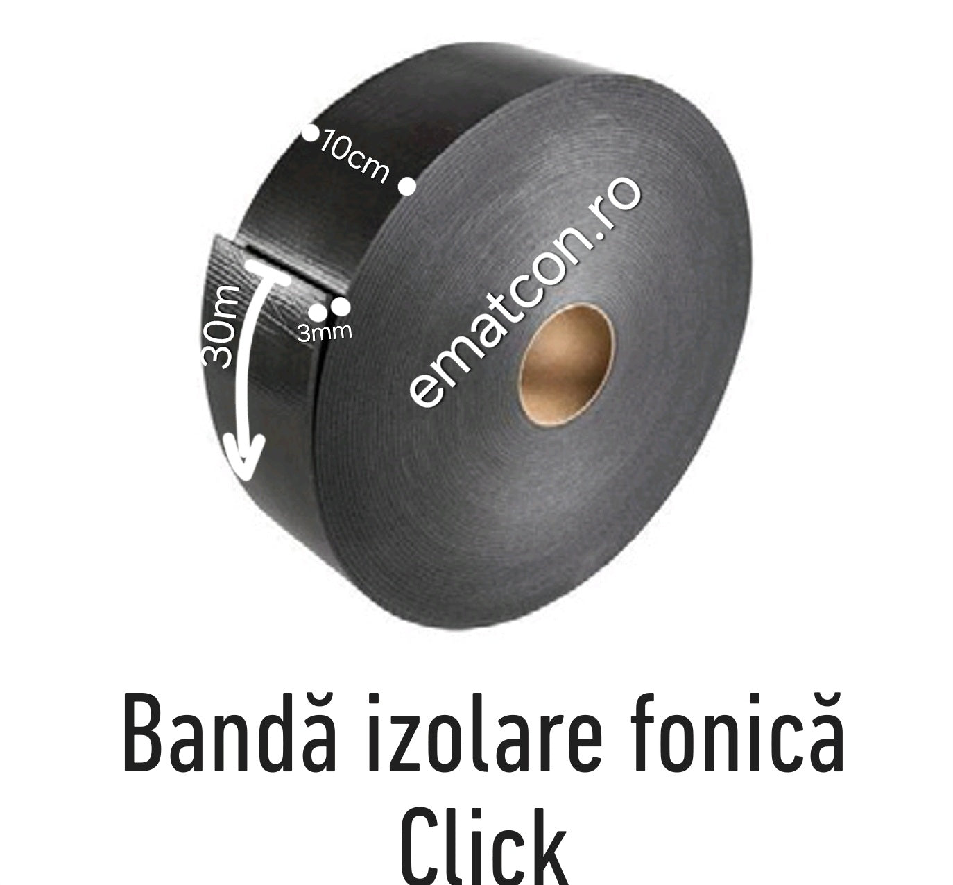 BANDA FONICA CLICK -30m x 10cm x 3mm
