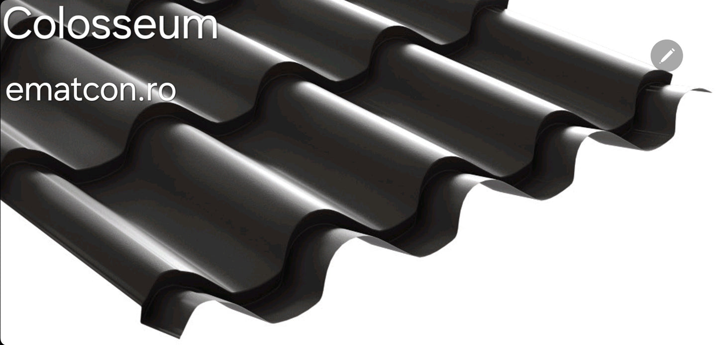TIGLA METALICA WETTERBEST COLOSSEUM 0,45mm MAT-GARANTIE 15 ANI