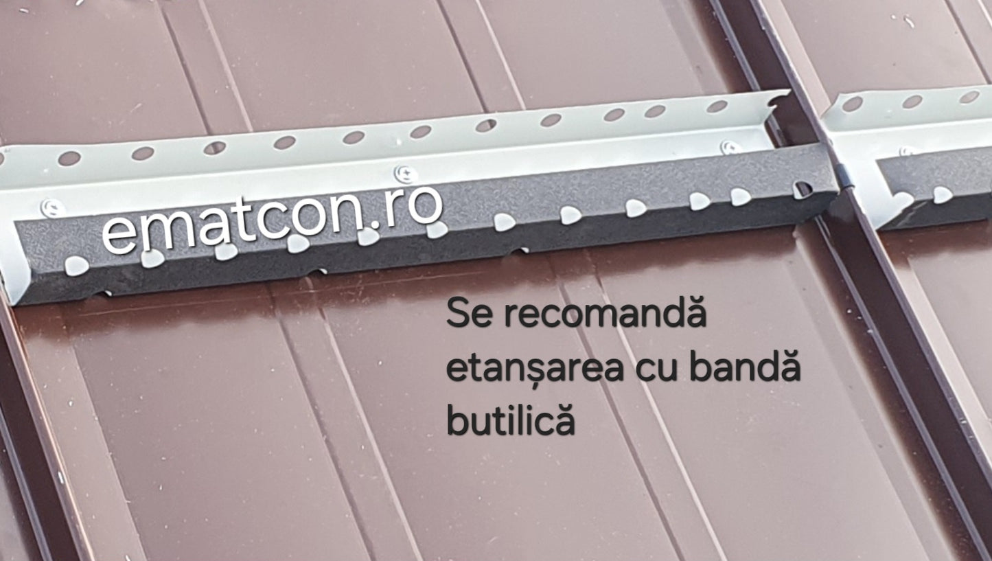 PROFIL DE VENTILATIE CLICK-SUPORT PENTRU COAMĂ 2m-Wetterbest